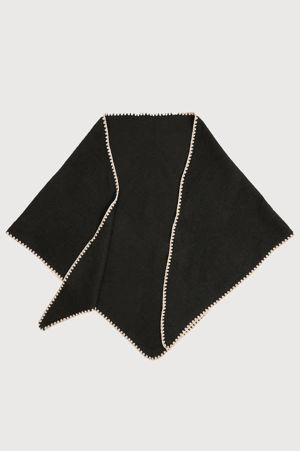 Knitted Triangle Shawl