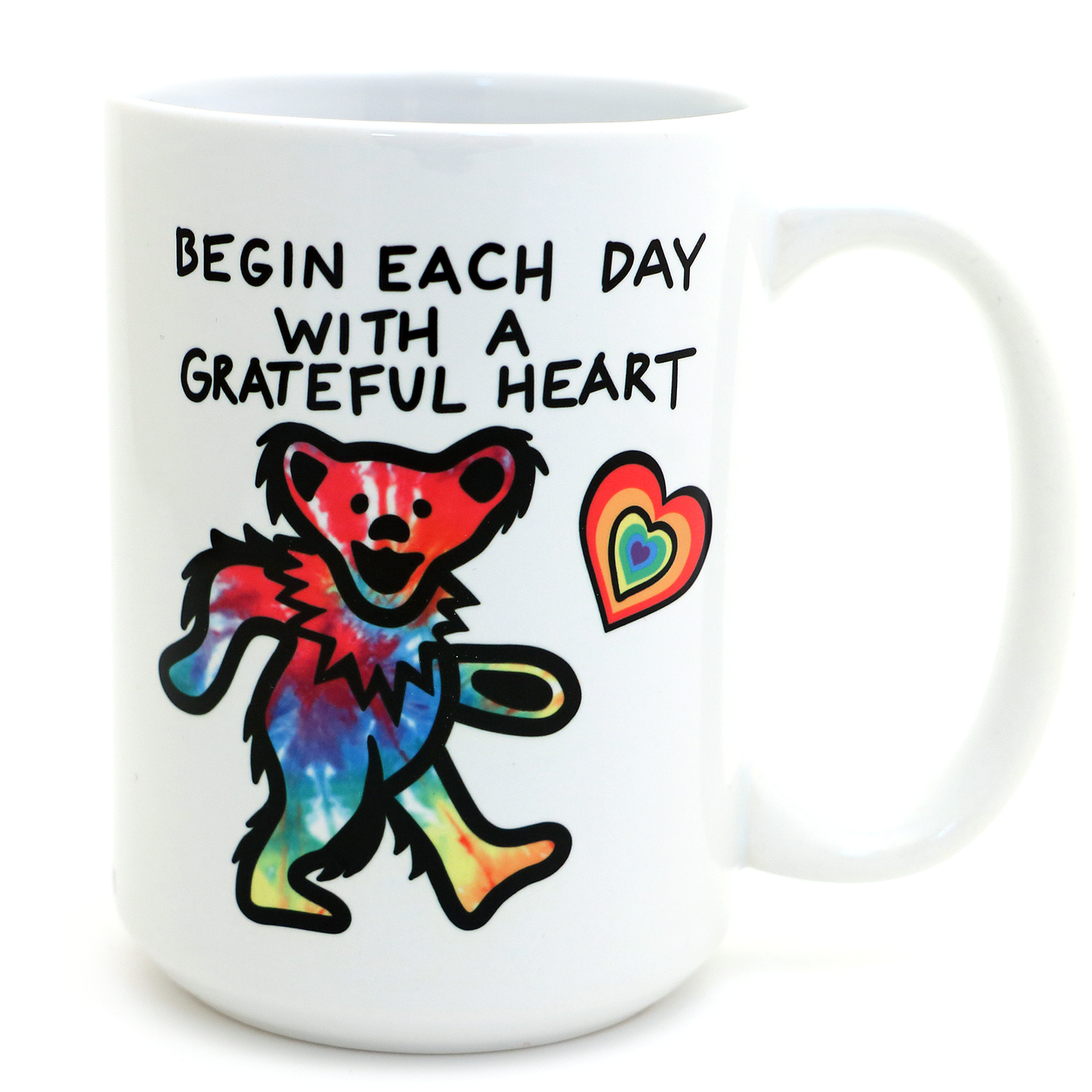 Grateful Dead Grateful Heart 15 oz Mug