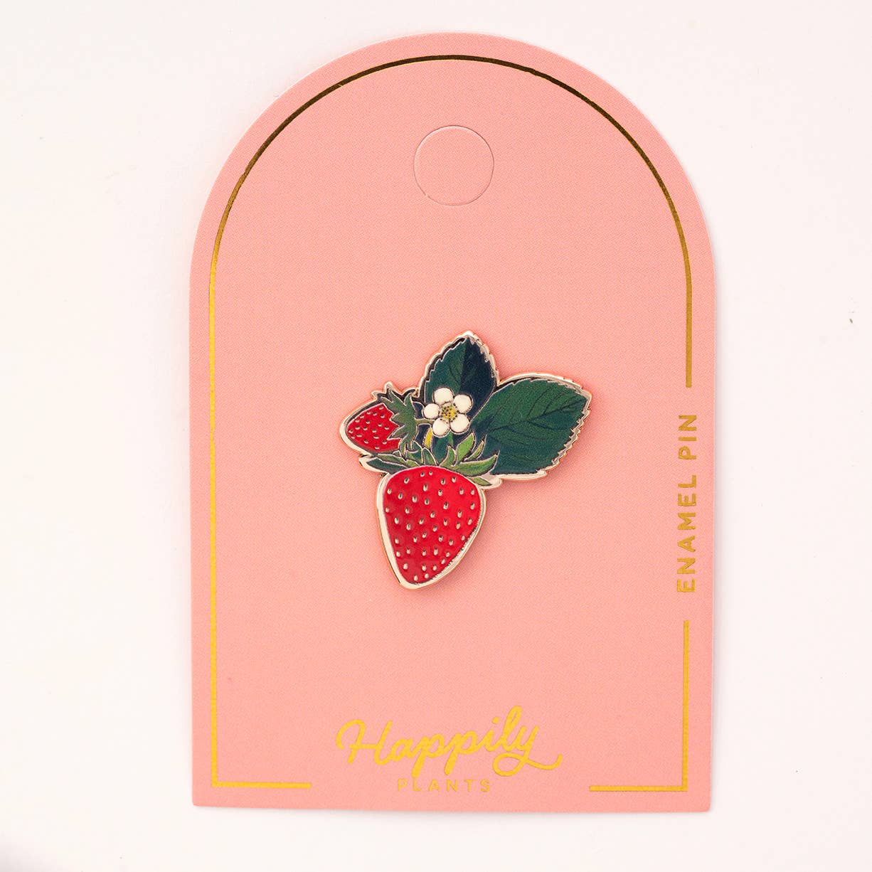 Strawberry Blossom Pin, Summer gifts