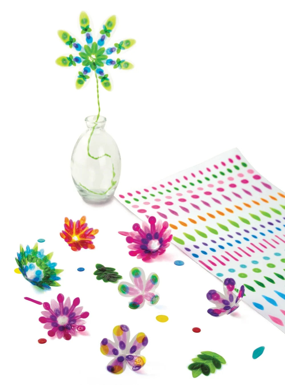 Flower Fantasy- JoyJems Mosaic Craft Kit