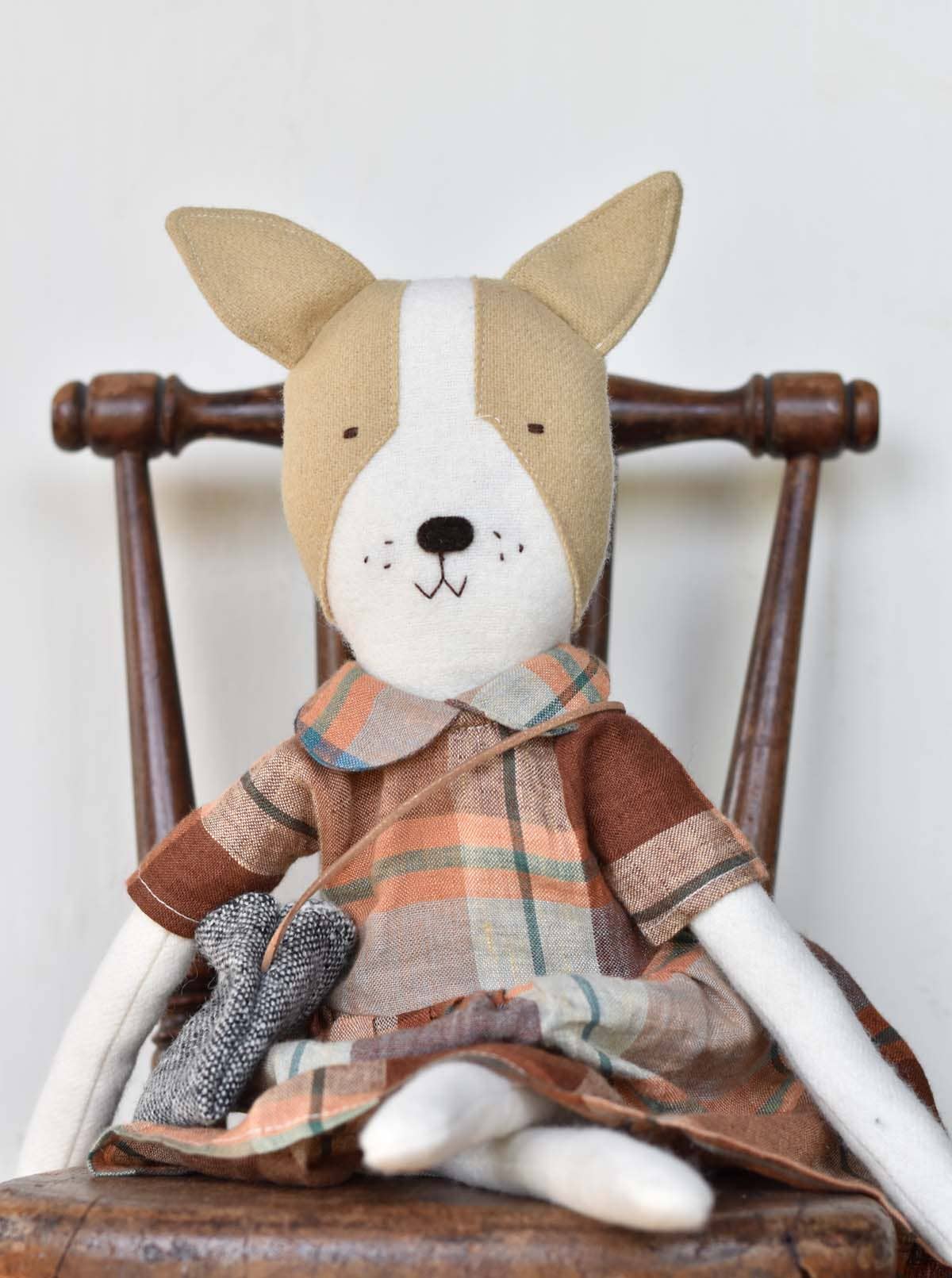 Fig the Frenchie Dog - Ojai Orchard Gather Dress