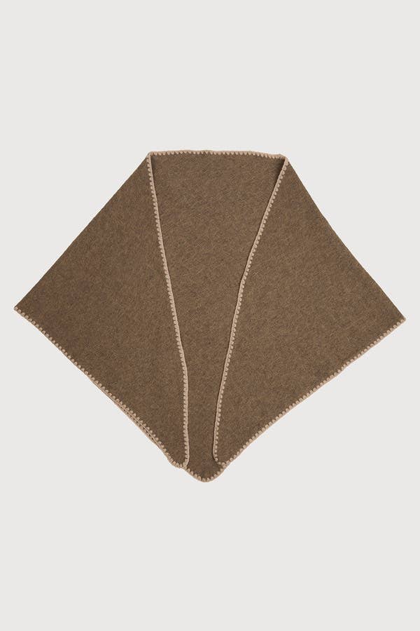 Knitted Triangle Shawl