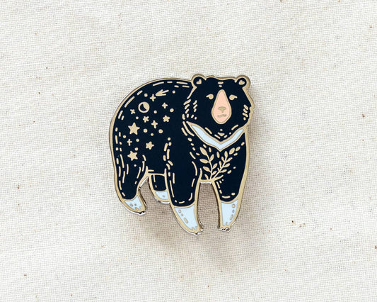Moon Bear Enamel Pin