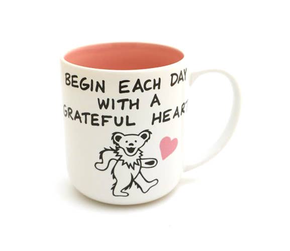 Grateful Dead Heart Mug