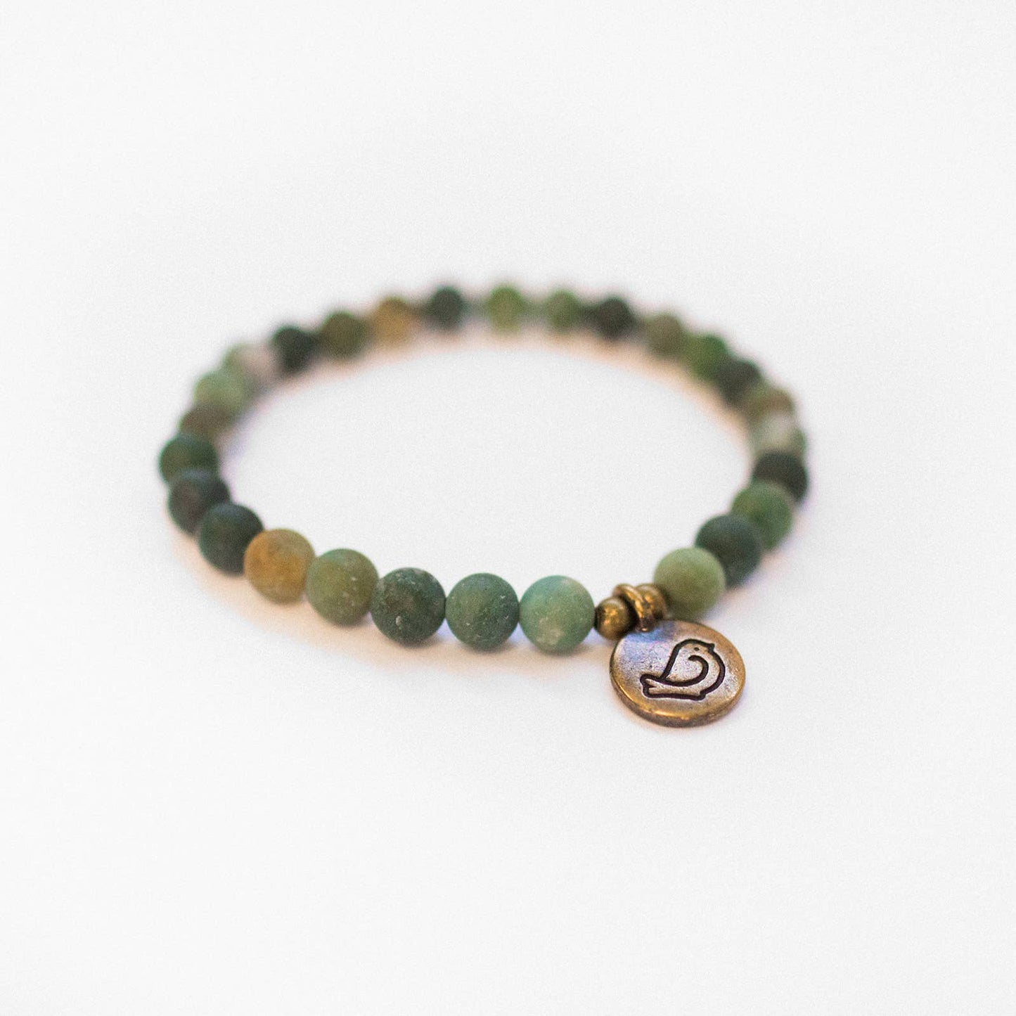 Two Birds + One Stone Snap n' Share BFF Bracelet Moss Agate