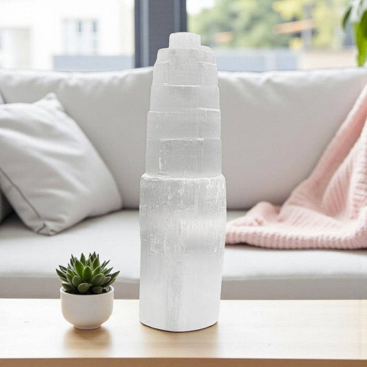 Large Selenite Lamp