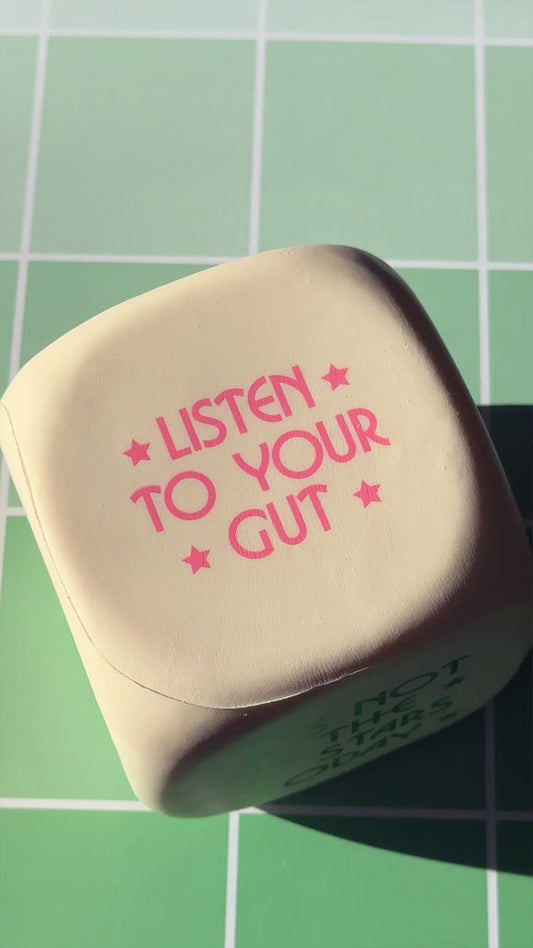 Oversized Feel Better De-Stress Ball - Decision Dice