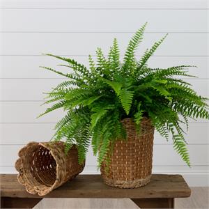 Scalloped Woven Baskets