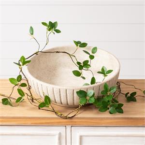 Ridged Stoneware Bowl