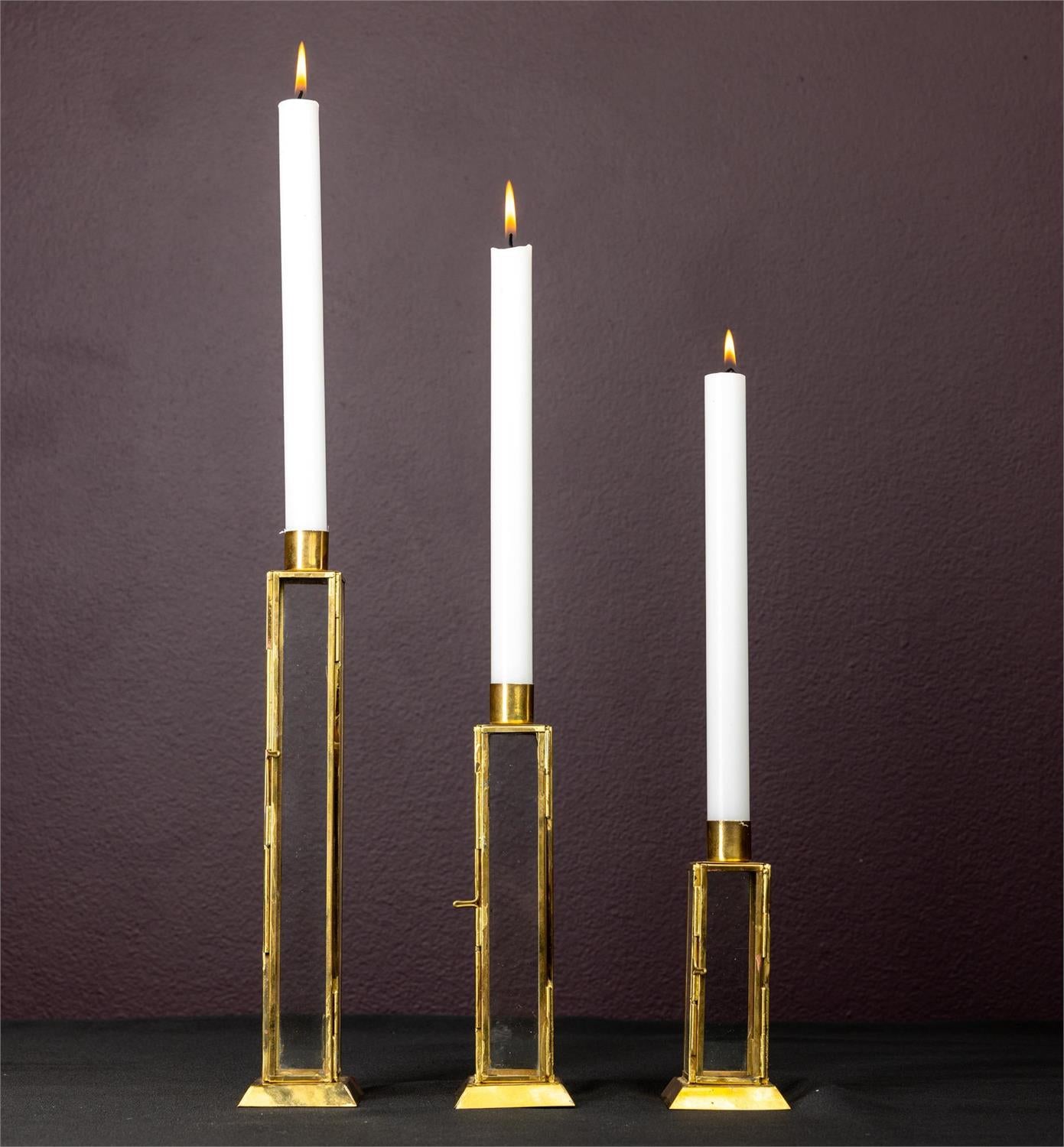 Taper Holder- Radiant Column Trio (Set of 3)