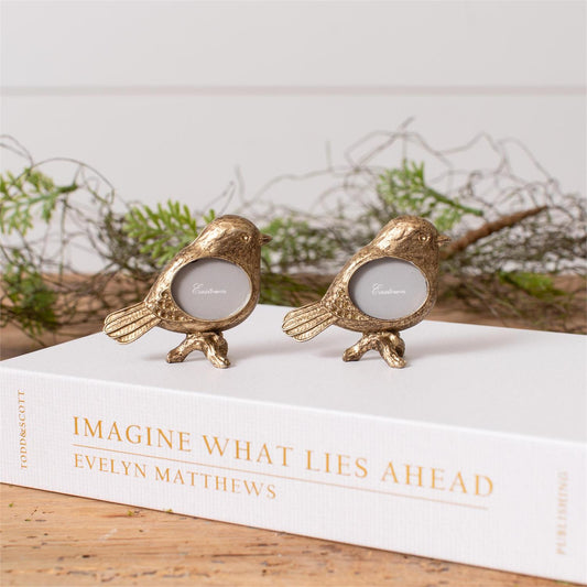 Photo Frame - Mini Bird, Gold Finish