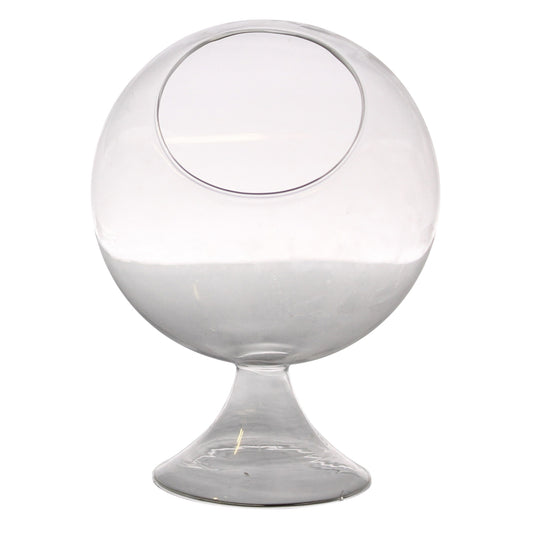 HomArt Sole Terrarium Glass - Round Large | Clear Glass Plant Ecosystem Container
