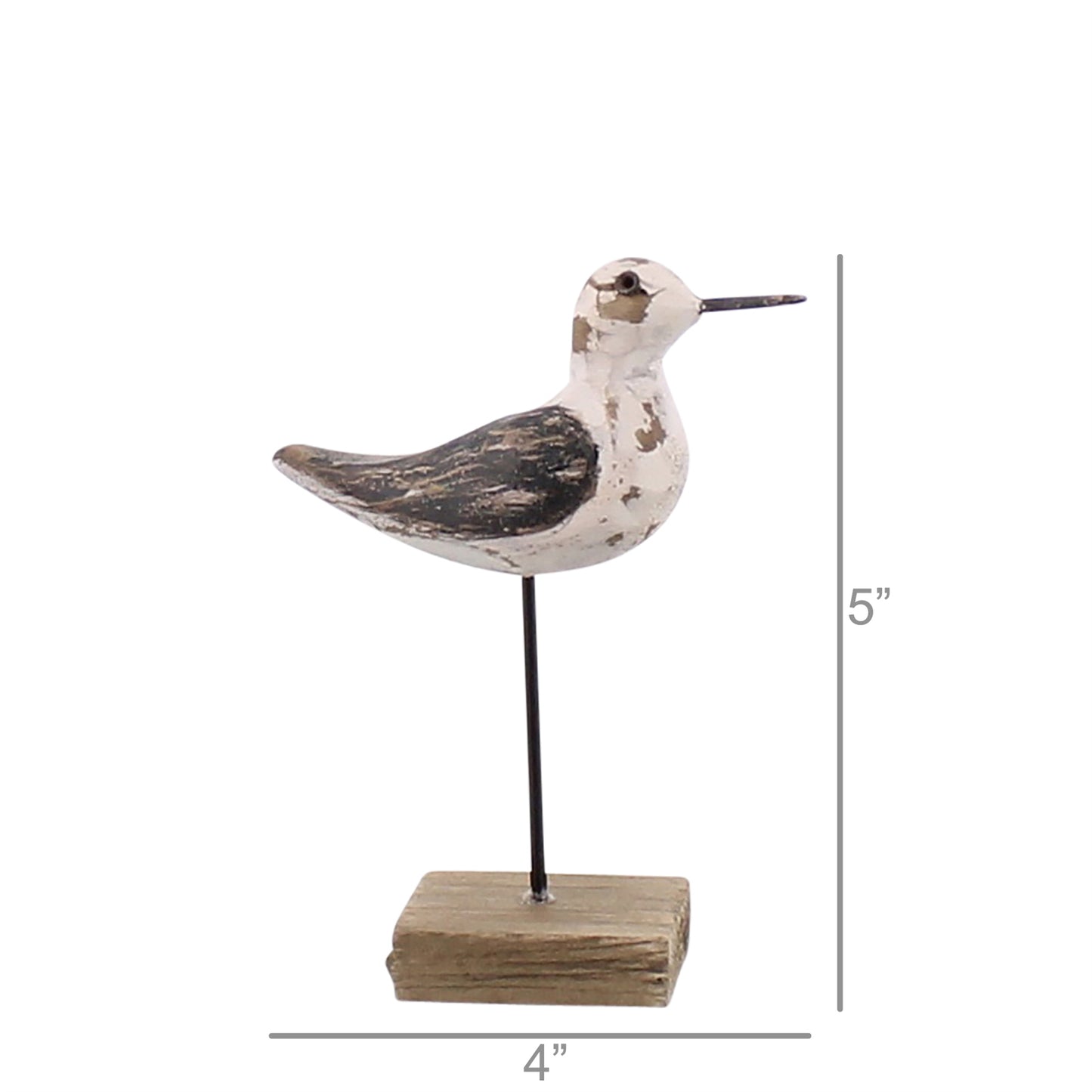 HomArt Kelso Wood Seagull - Small | Wooden Coastal Home Décor