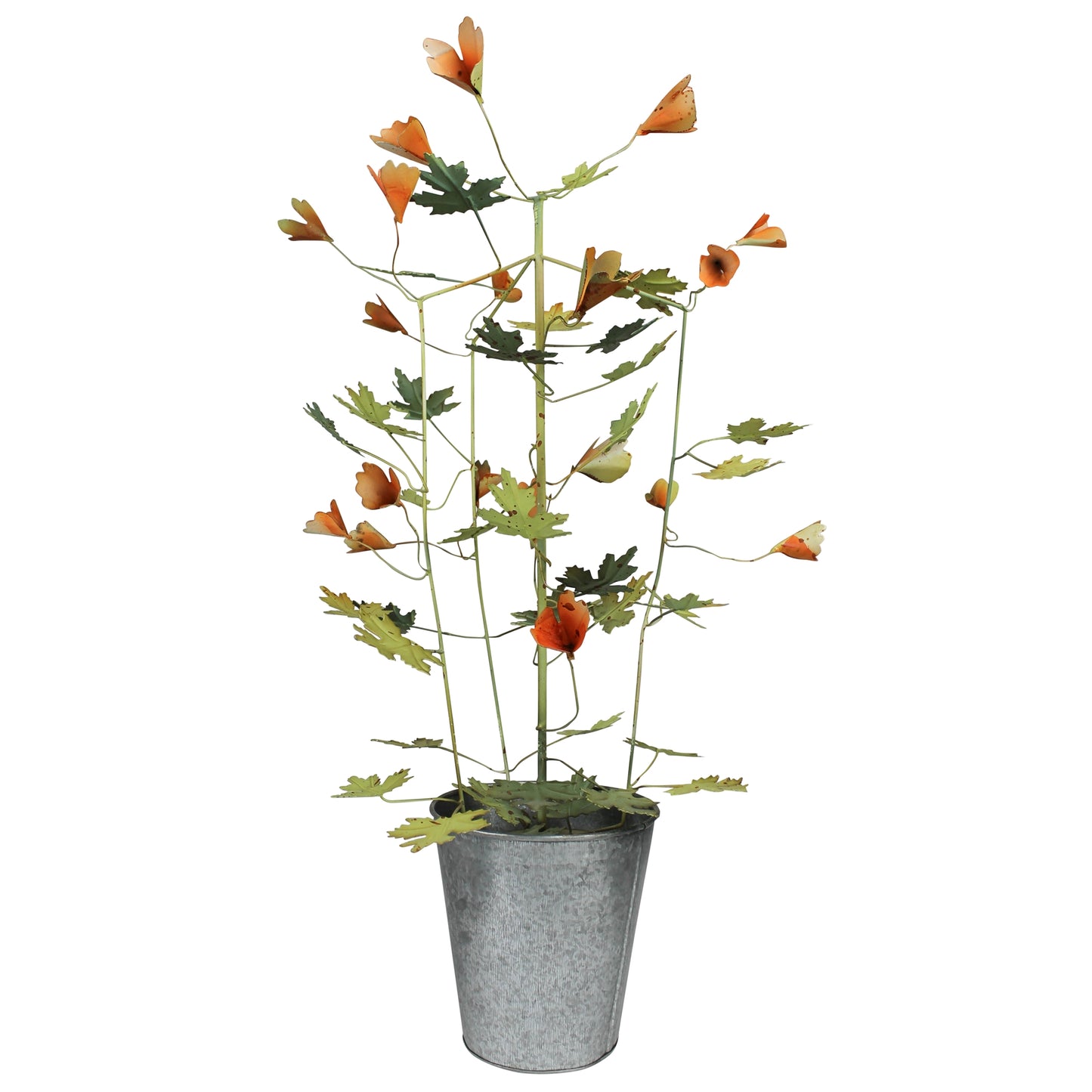 HomArt Pot with Green Vines | Decorative Ceramic Home Planter