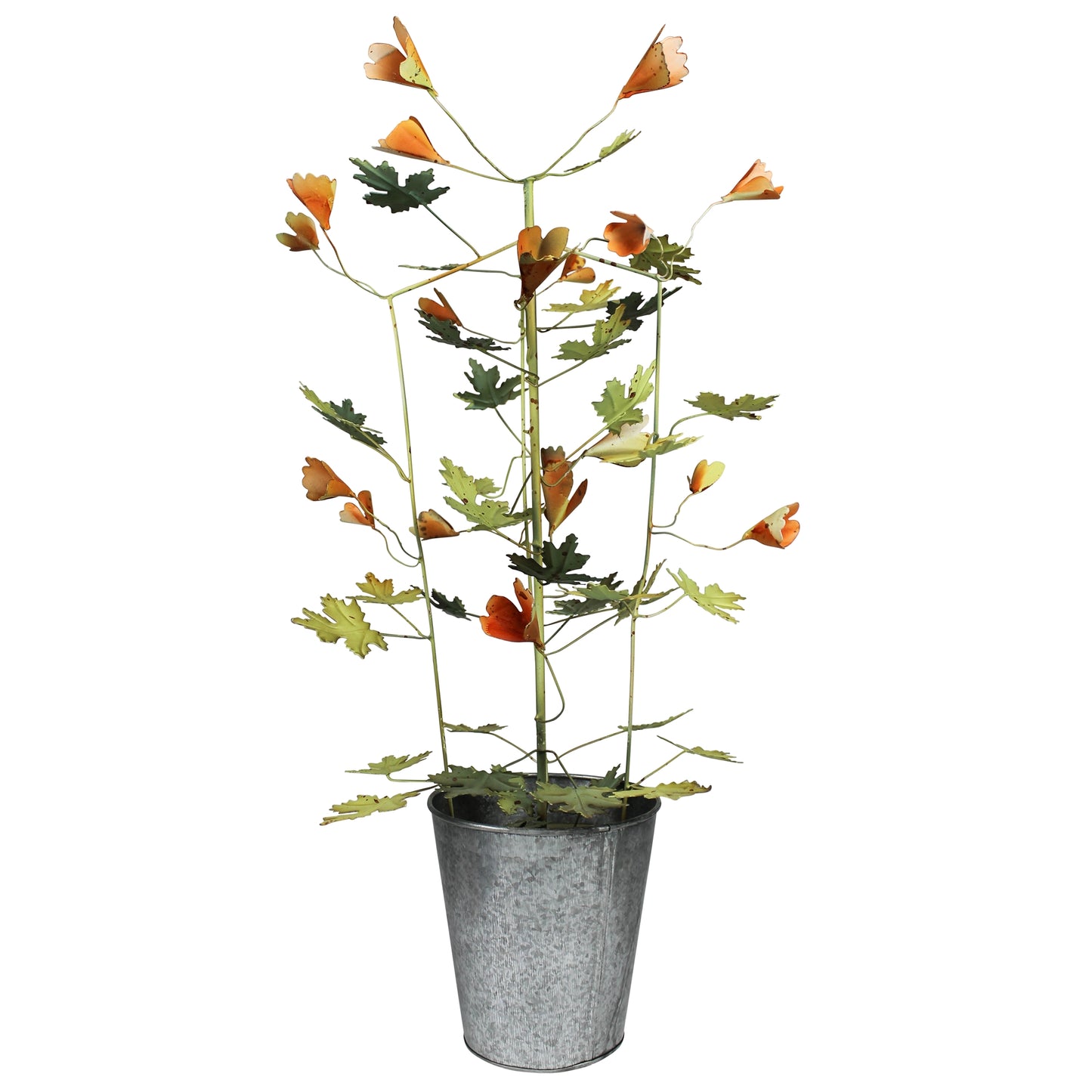 HomArt Pot with Green Vines | Decorative Ceramic Home Planter