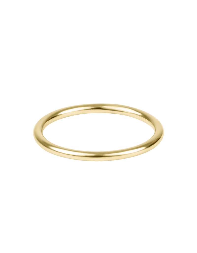 Classic Gold Thin Band Ring