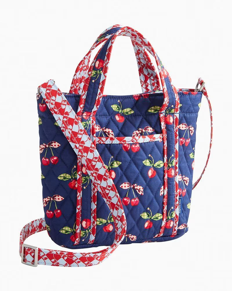 Mini Hathaway Tote Bag in Cherry Picking