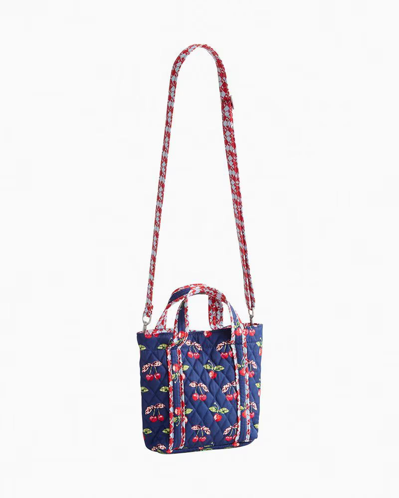 Mini Hathaway Tote Bag in Cherry Picking