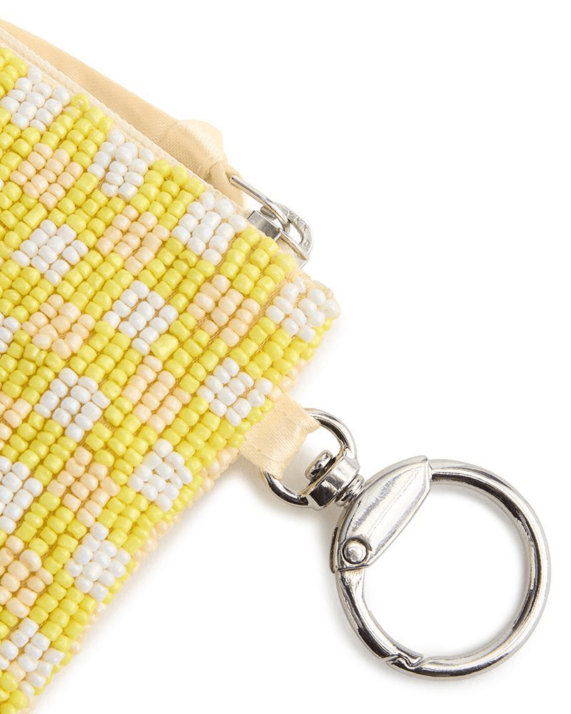 Beaded Zip Pouch in All the Pretty Wildflowers