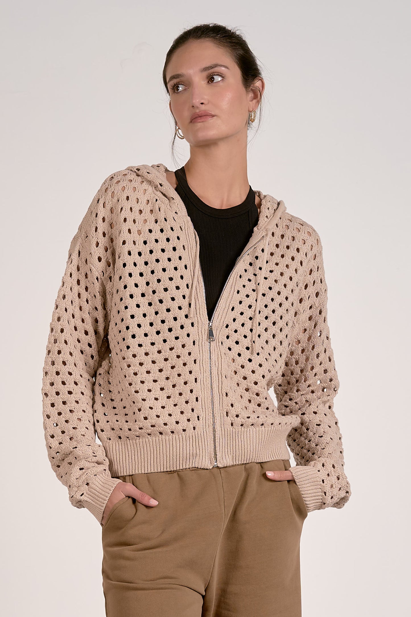 Full Zip Elan Cardigan Favorite Sweater