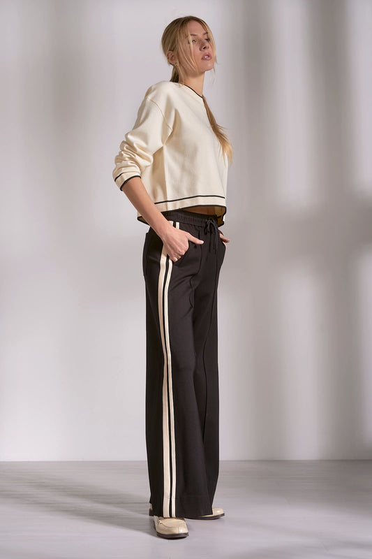 Pleated Track Pants