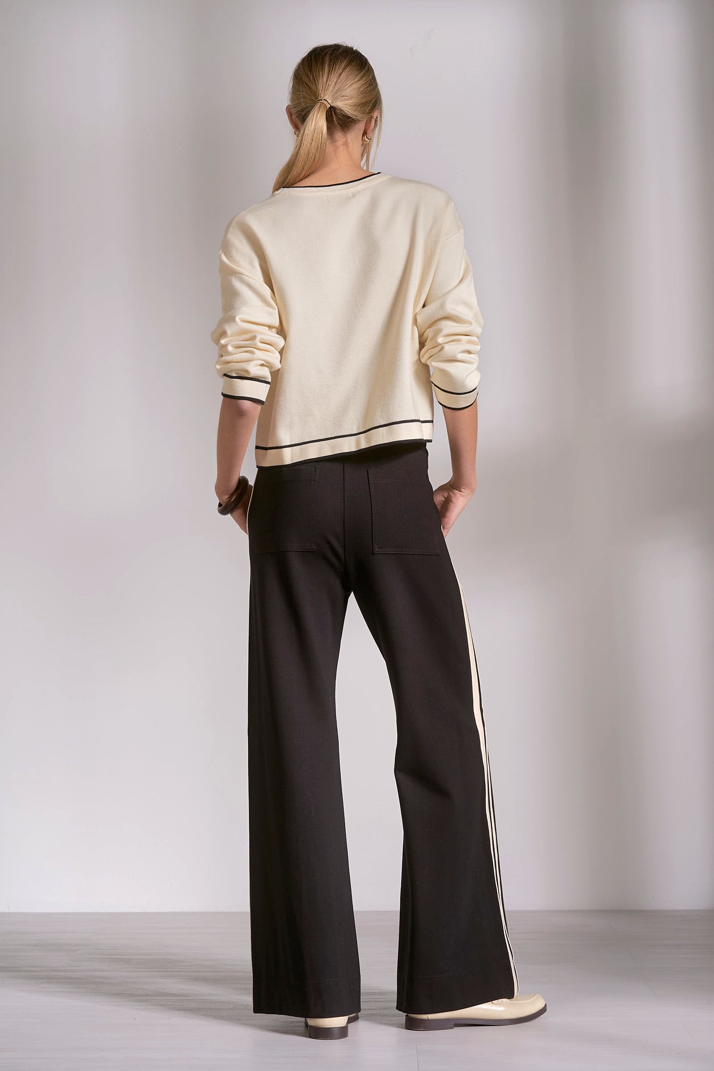 Pleated Track Pants