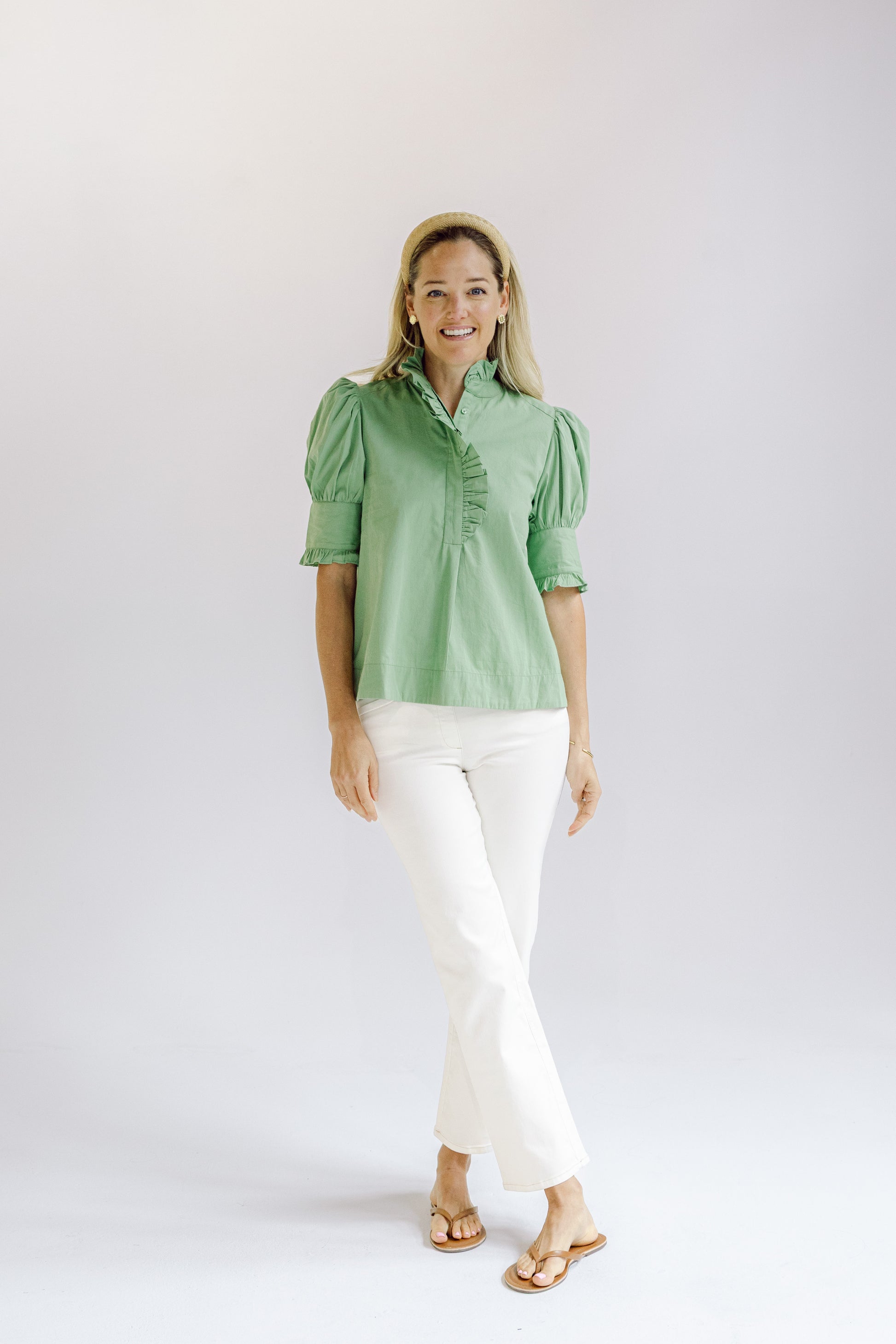 Westport Top - Sage