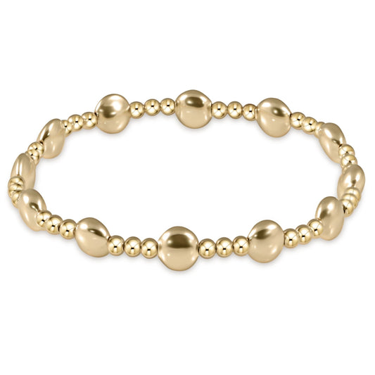 honesty sincerity gold 6mm bracelet