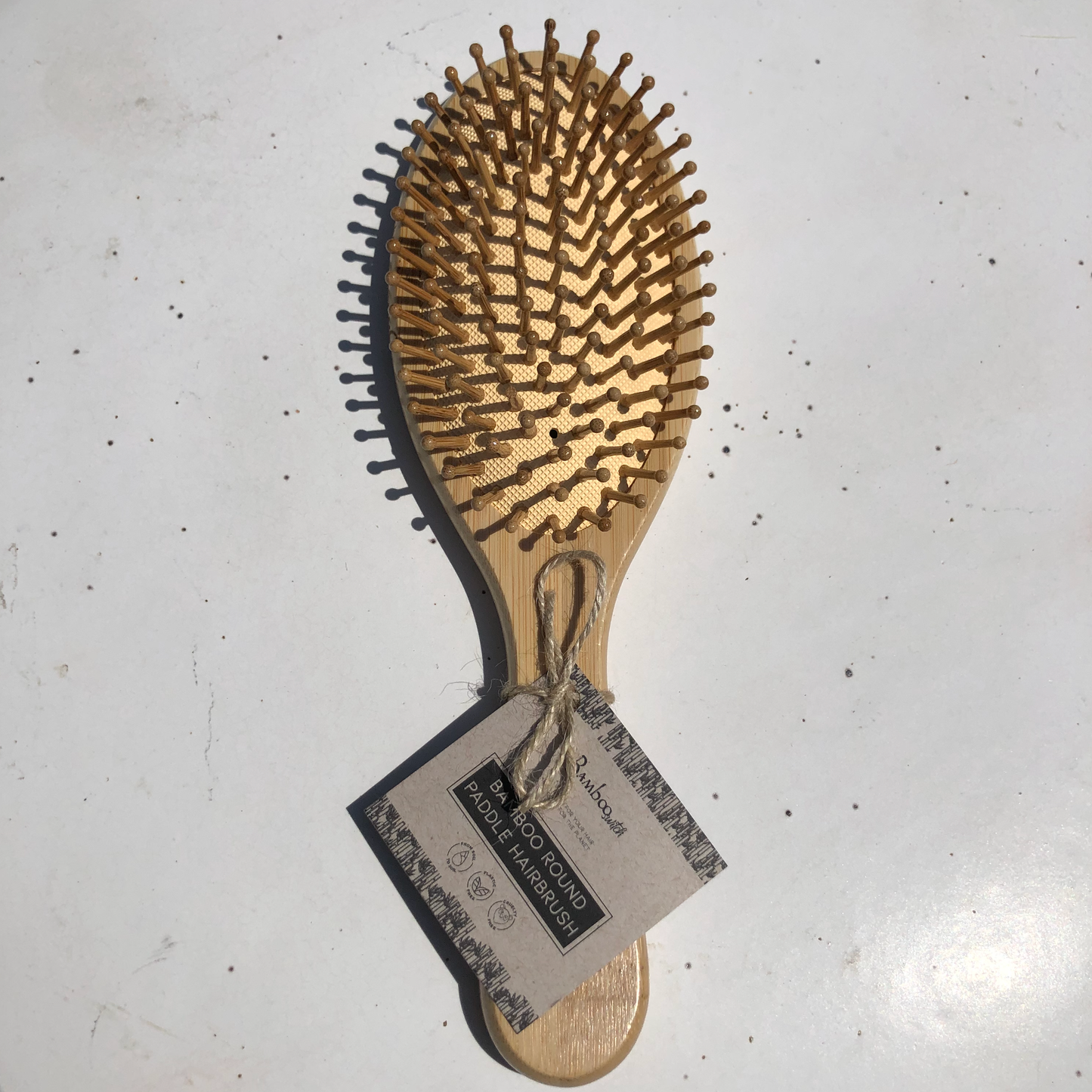 Paddle Bamboo Hairbrush | Round | Haircare Bestseller