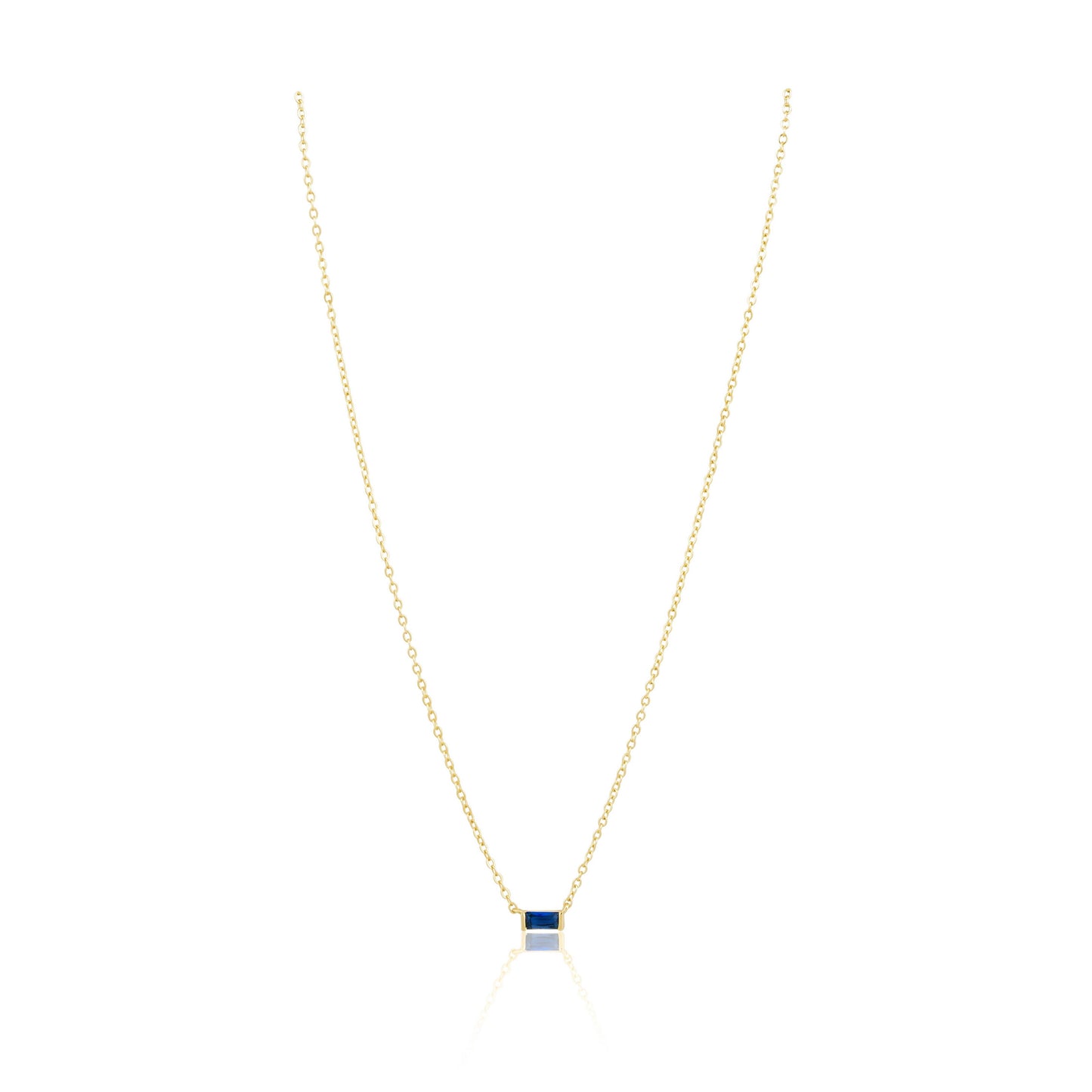 Sapphire Willow Necklace-