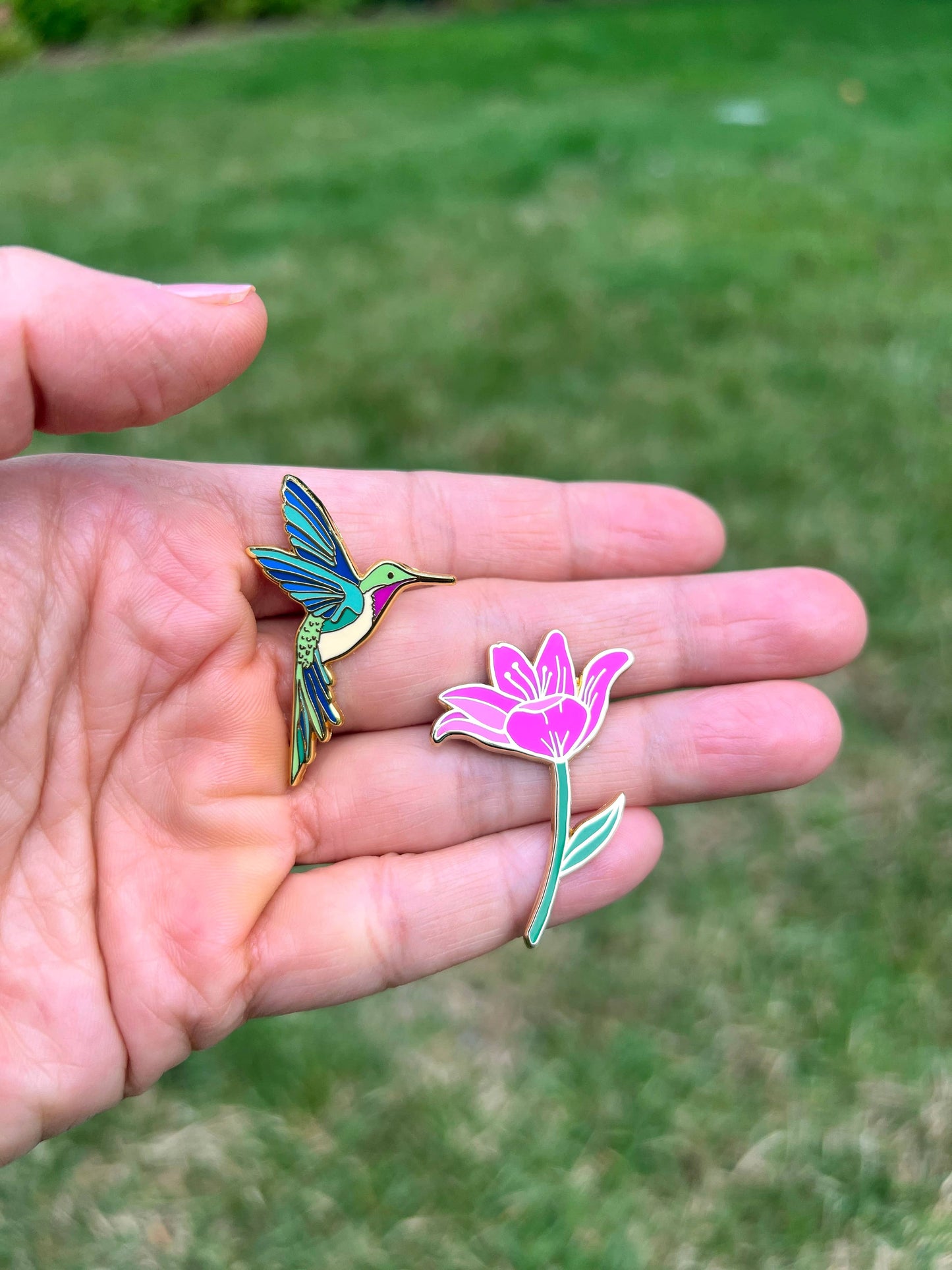 Hummingbird Pin, Nature Gifts