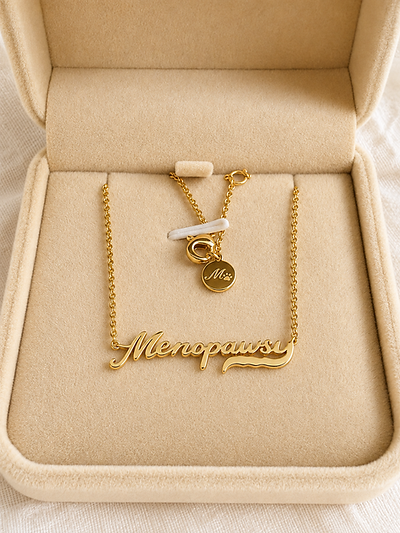 Menopawsy™ Signature 18k Gold-Plated Necklace