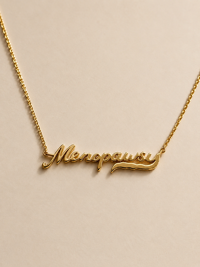 Menopawsy™ Signature 18k Gold-Plated Necklace
