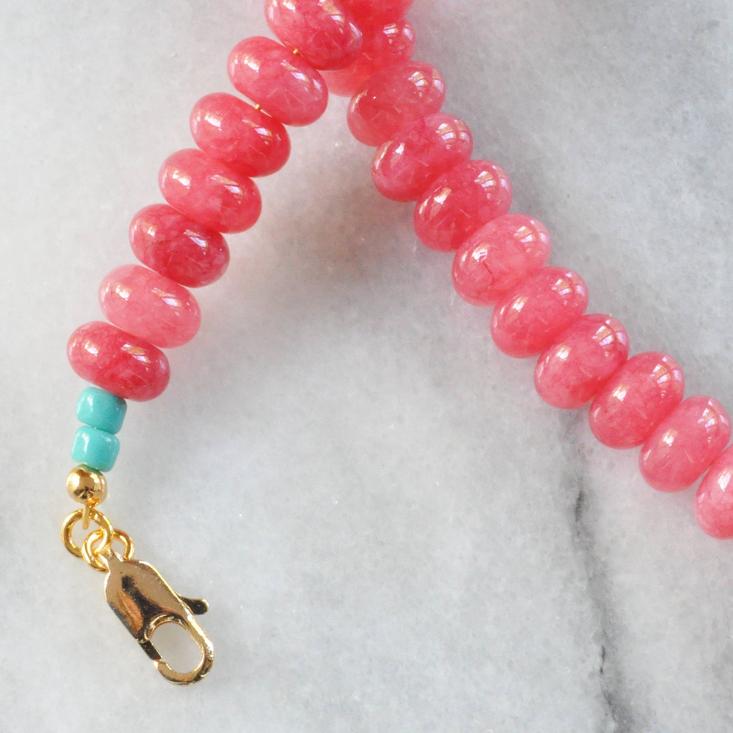 Gemstone Juice Necklaces with Dyed Jade Beads