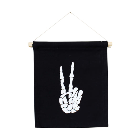 Skeleton Peace Hang Sign