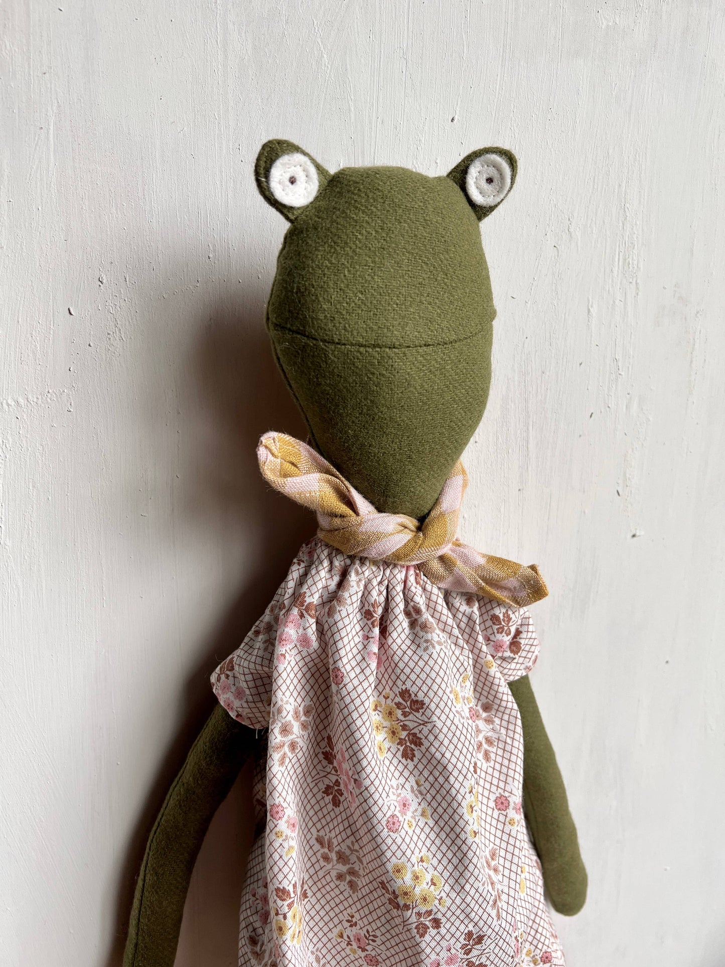 Fern the Frog Doll- Floral Dress