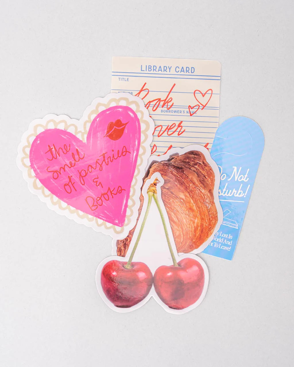 Stick with It! Big Vinyl Stickers - Pastries and Books by ban.do