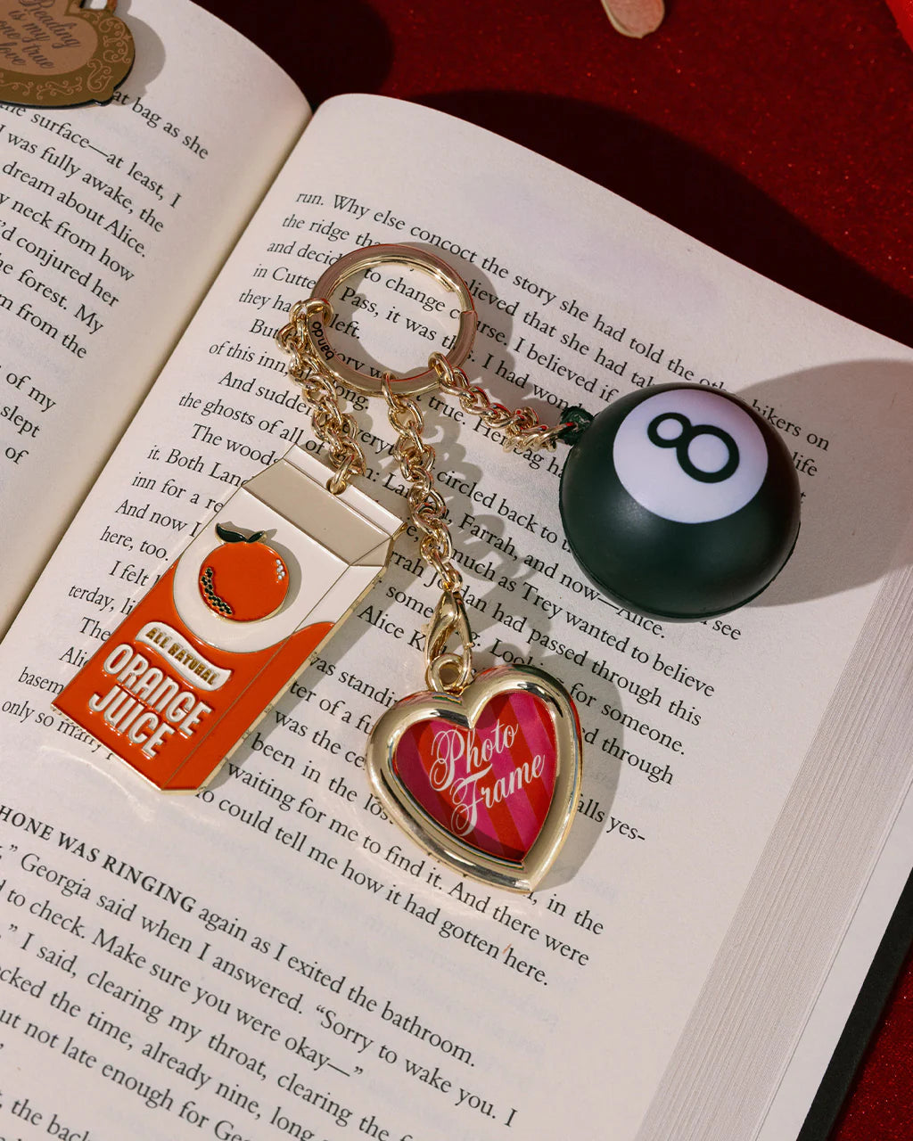 Ban.do Fidget Keychain Orange Juice | Colorful Desk Toy Accessory