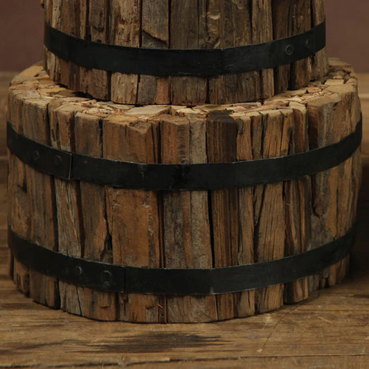 HomArt Wood Bundle 10 x 6 Round - Rustic Wooden Home Decor