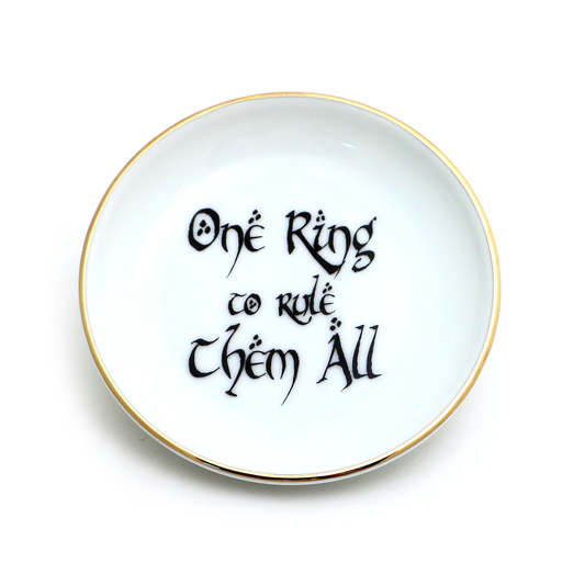The Hobbit, LOTR, One ring to Rule Them All ring dish
