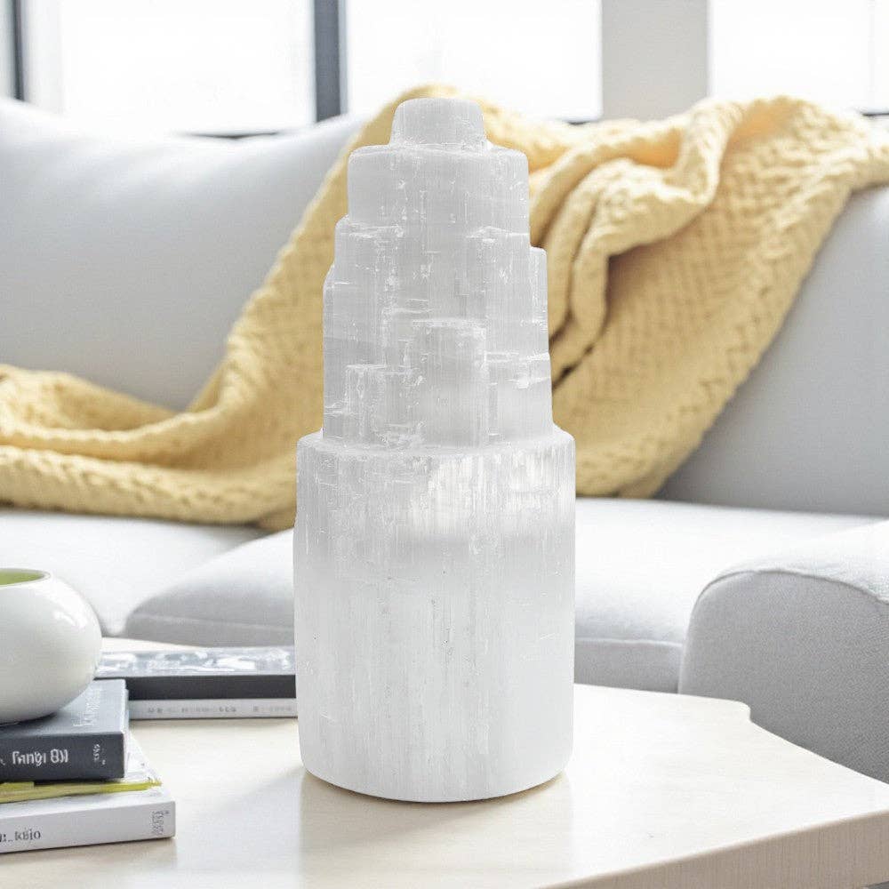 Selenite - Lamp, Medium
