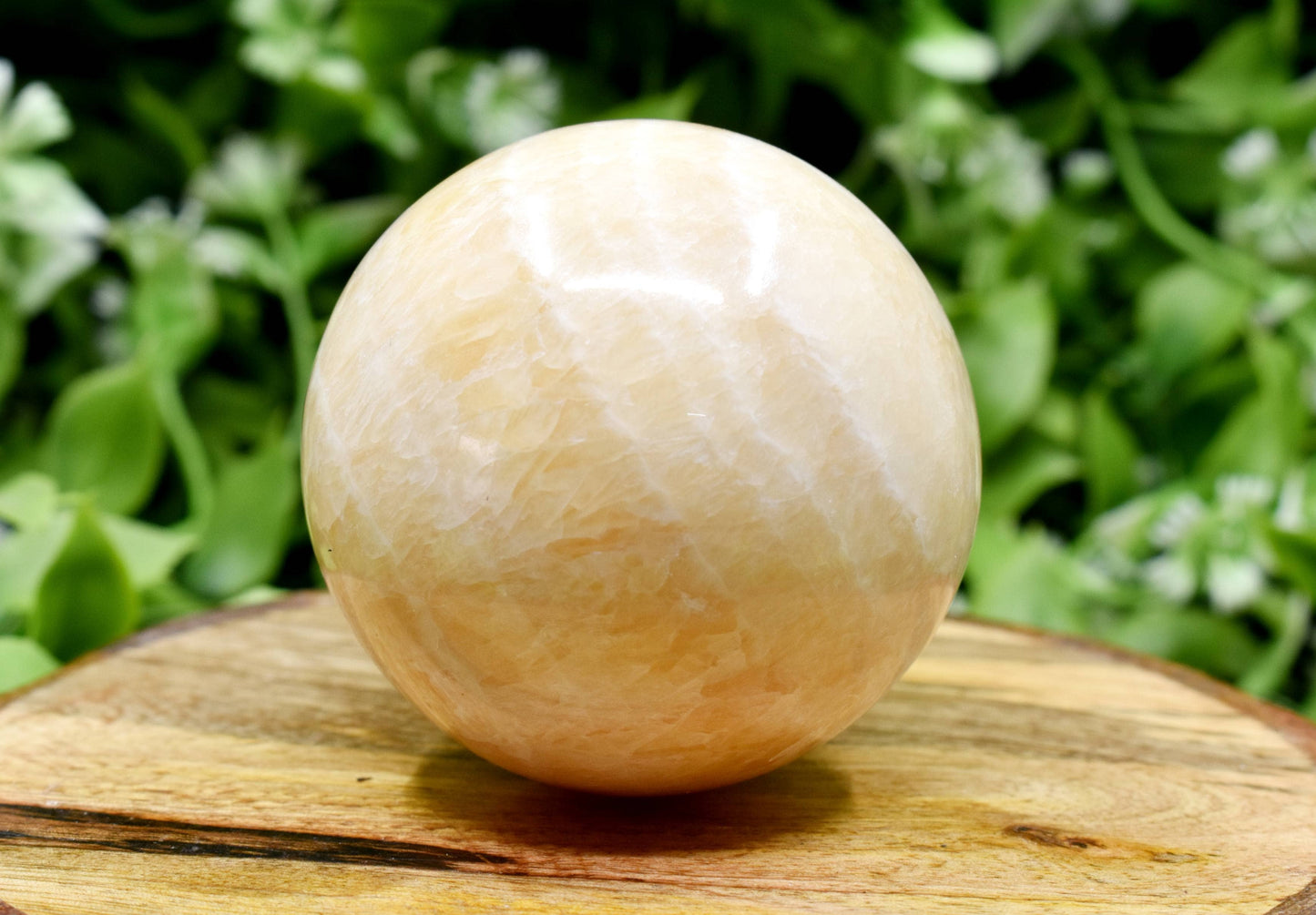 Aragonite Crystal Sphere – 1Pc Healing Ball for Grounding & Energy Clearing