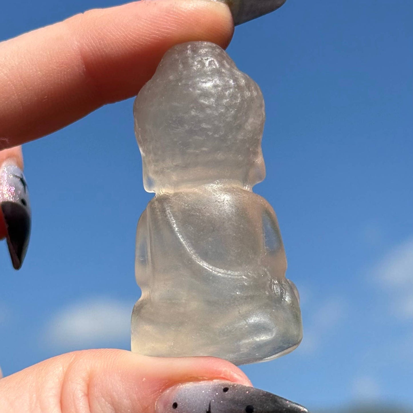 Fluorite Buddha