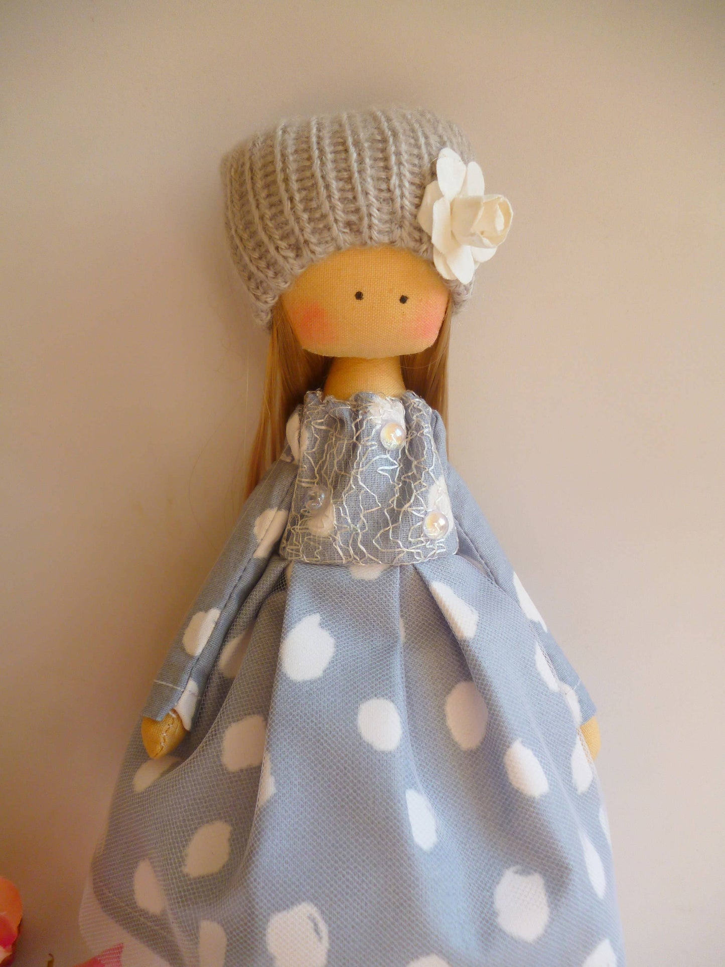 Handmade Keepsake Doll with Stitched Clothing – Heirloom Gift from Ukraine cloth doll, Fabric Doll, Textile doll, art doll