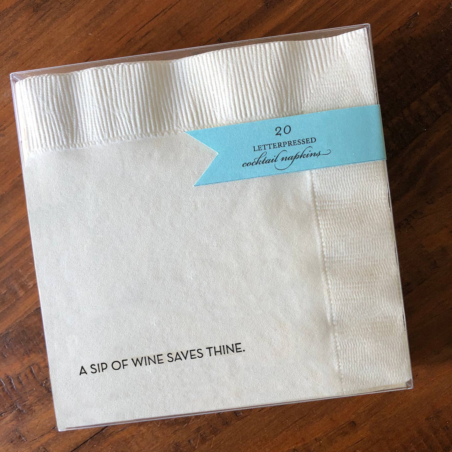 Sip Of Wine Napkin - Set of 20