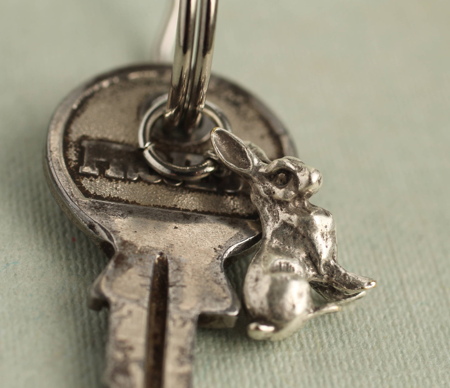 Tiny Rabbit Keyring
