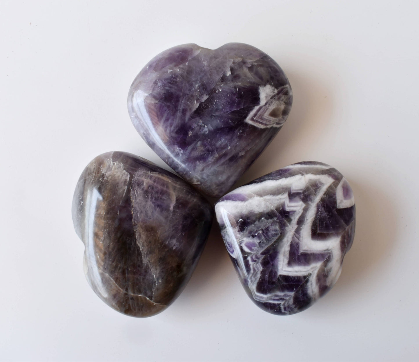 2inch Amethyst Hearts | Puffy Large Crystal Hearts