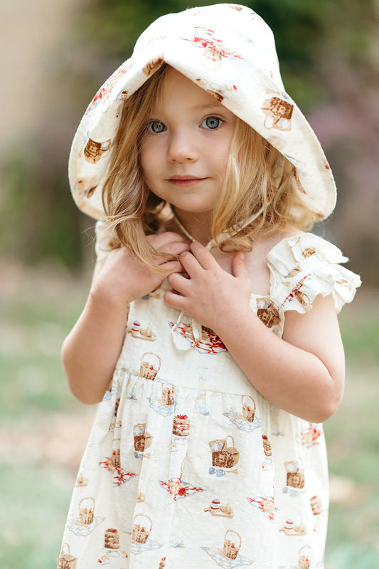 Picnic Wide Brim Sun Bonnet