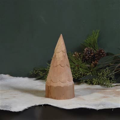 Primitive Tree , Carved Wood - Small