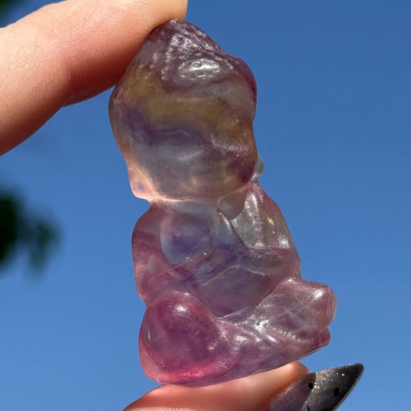 Fluorite Buddha
